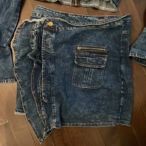 DENIM 2PC DRESS - Picture 2 of 10